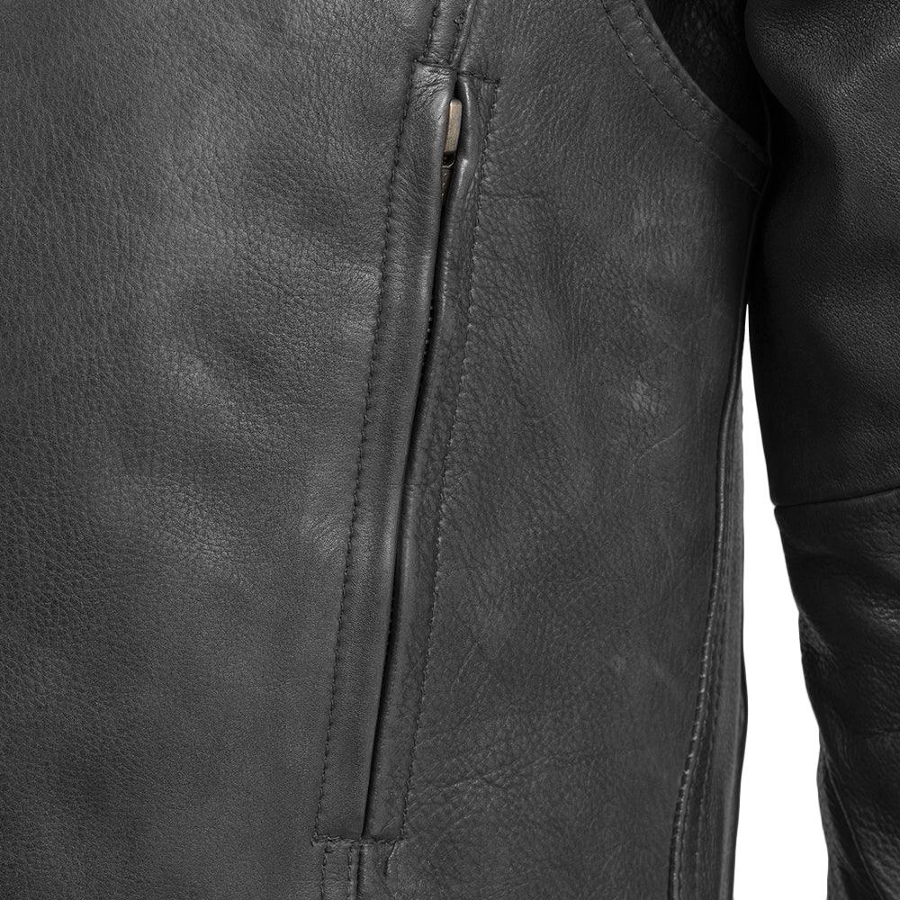 Raider Men's Motorcycle Leather Jacket - First Manufacturing Company - Flyclothing LLC