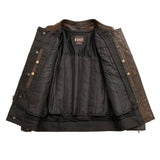 Raider Men's Motorcycle Leather Jacket - First Manufacturing Company - Flyclothing LLC