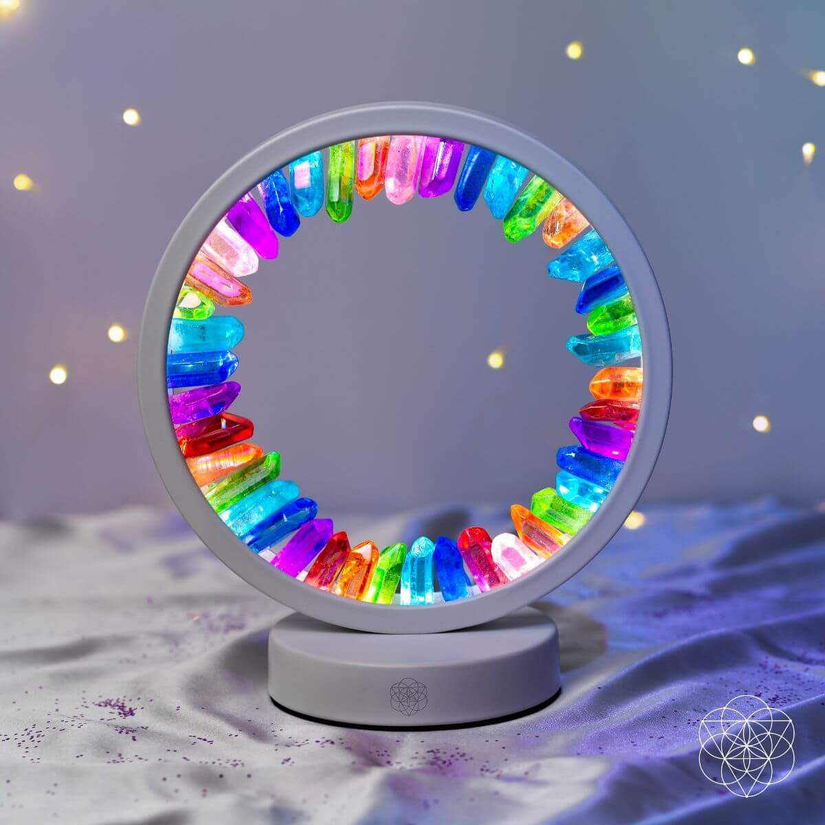 Rainbow After the Storm - Clear Quartz Lamp of Hope - Conscious Items - Flyclothing LLC