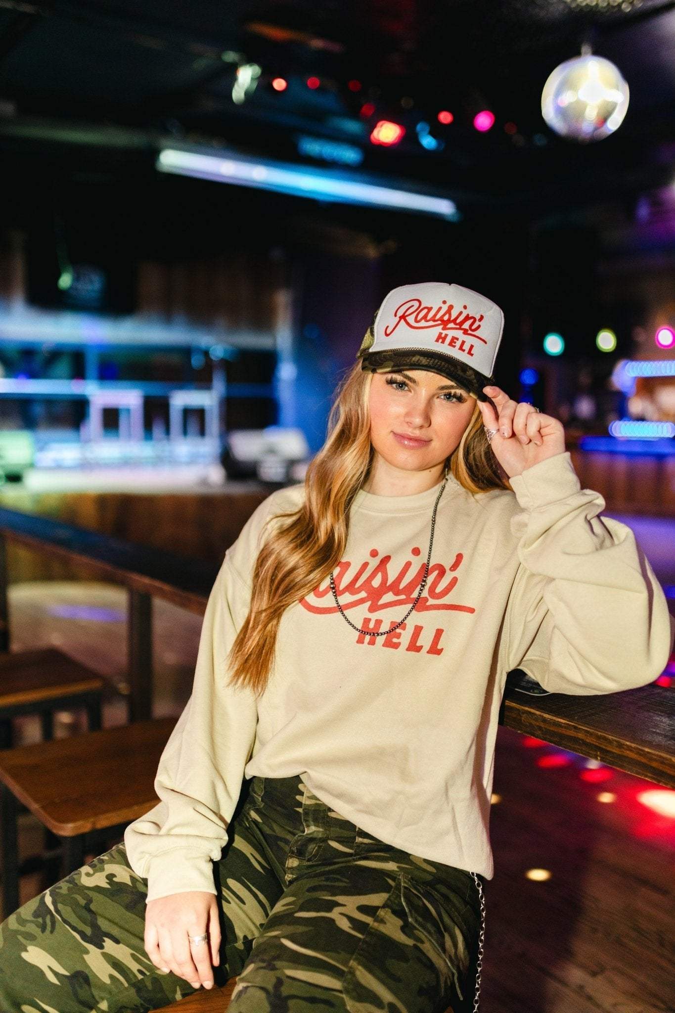 Raisin' Hell Trucker Hat - Wild Junkie - Flyclothing LLC