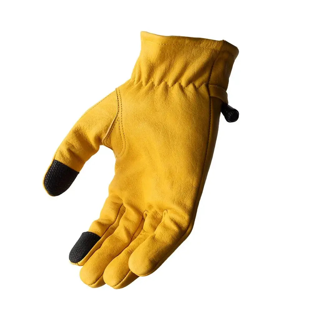 Ranch Men's Motorcycle Leather Gloves - First Manufacturing Company - Flyclothing LLC