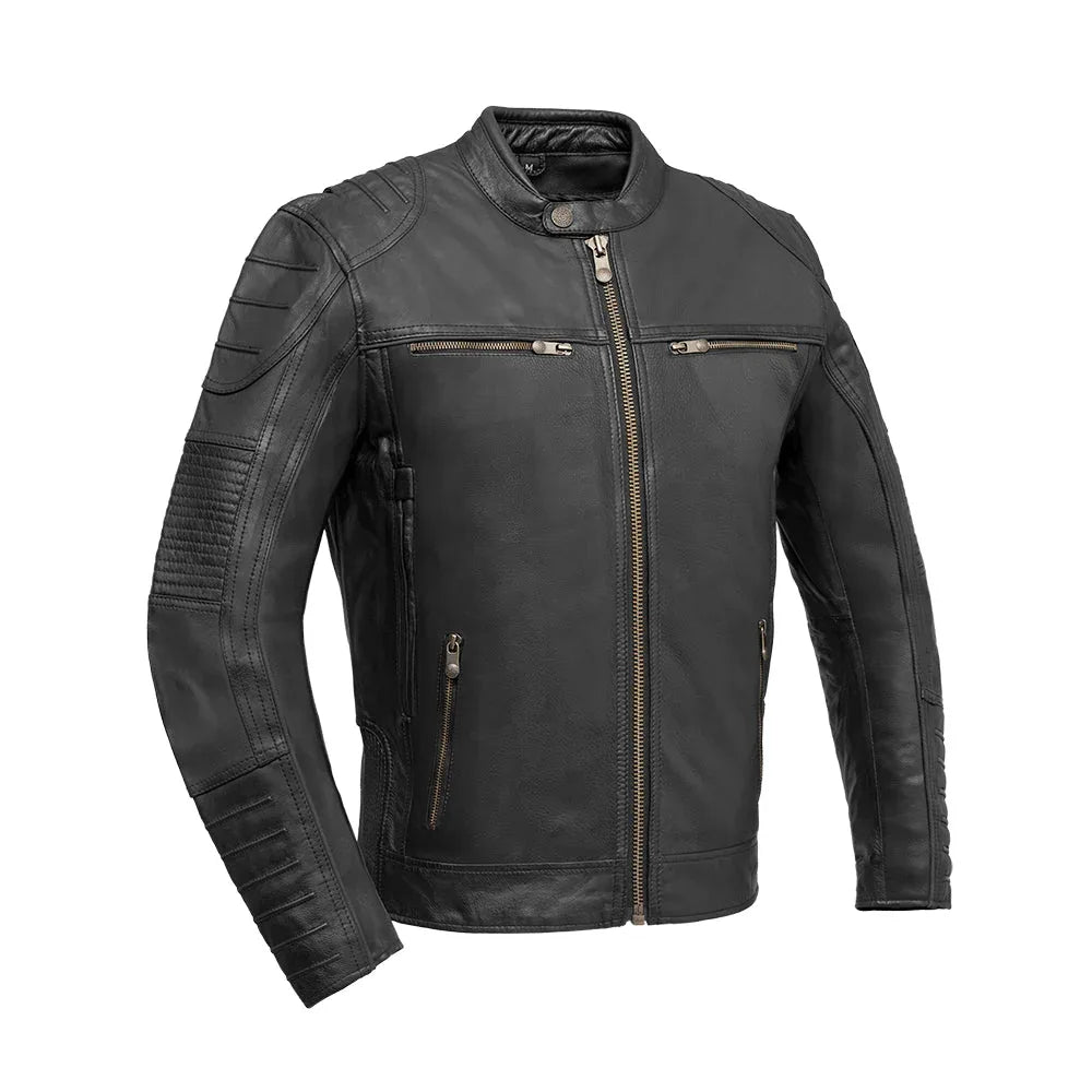 Raptor Men's Motorcycle Leather Jacket - First Manufacturing Company - Flyclothing LLC