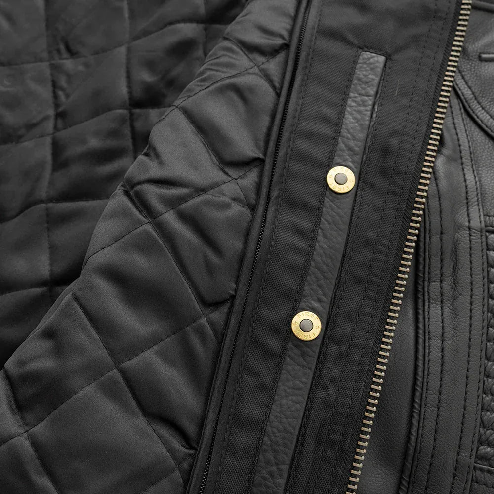 Raptor Men's Motorcycle Leather Jacket - First Manufacturing Company - Flyclothing LLC