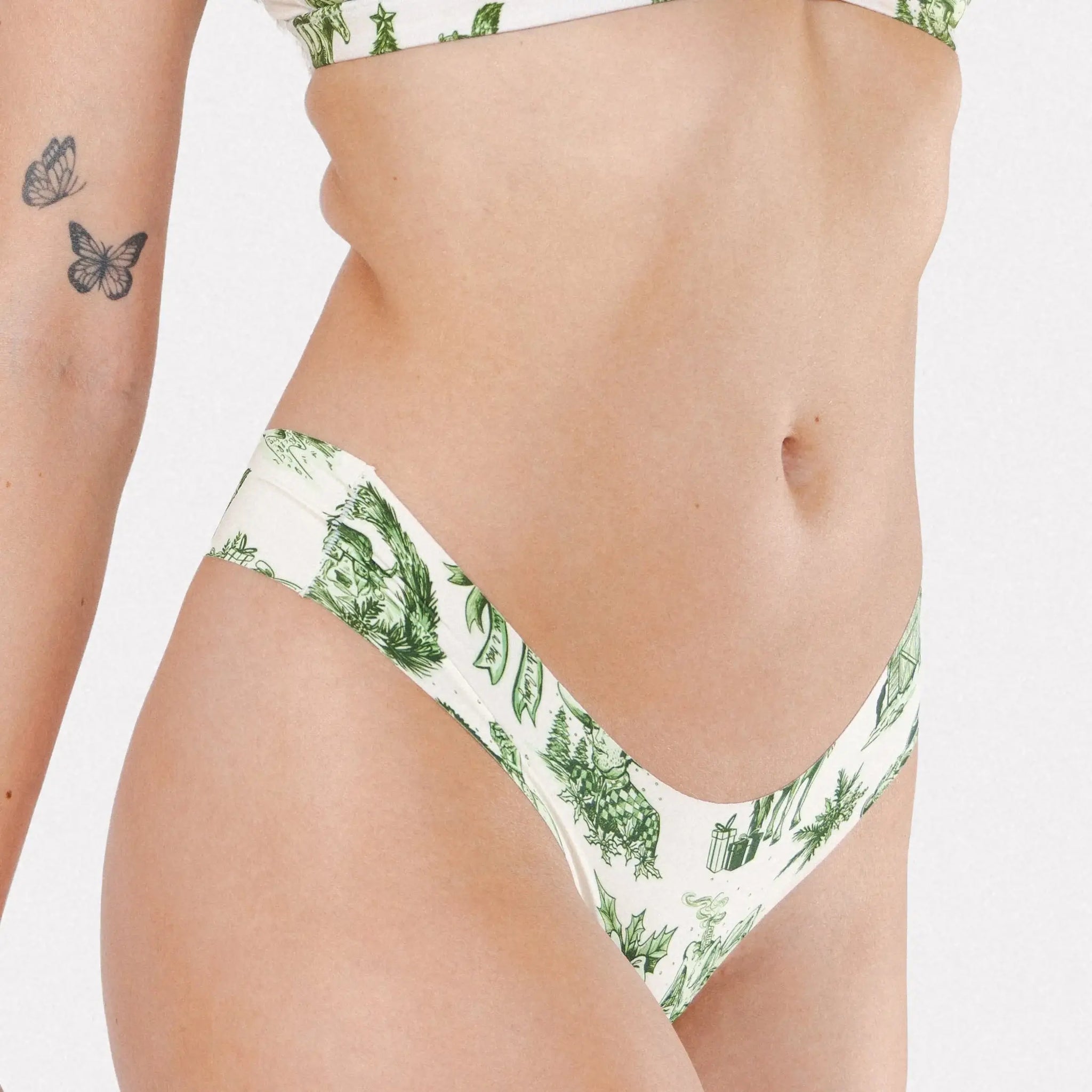 The Western Wonderland | Western Toile Seamless Thong - Shinesty - Flyclothing LLC