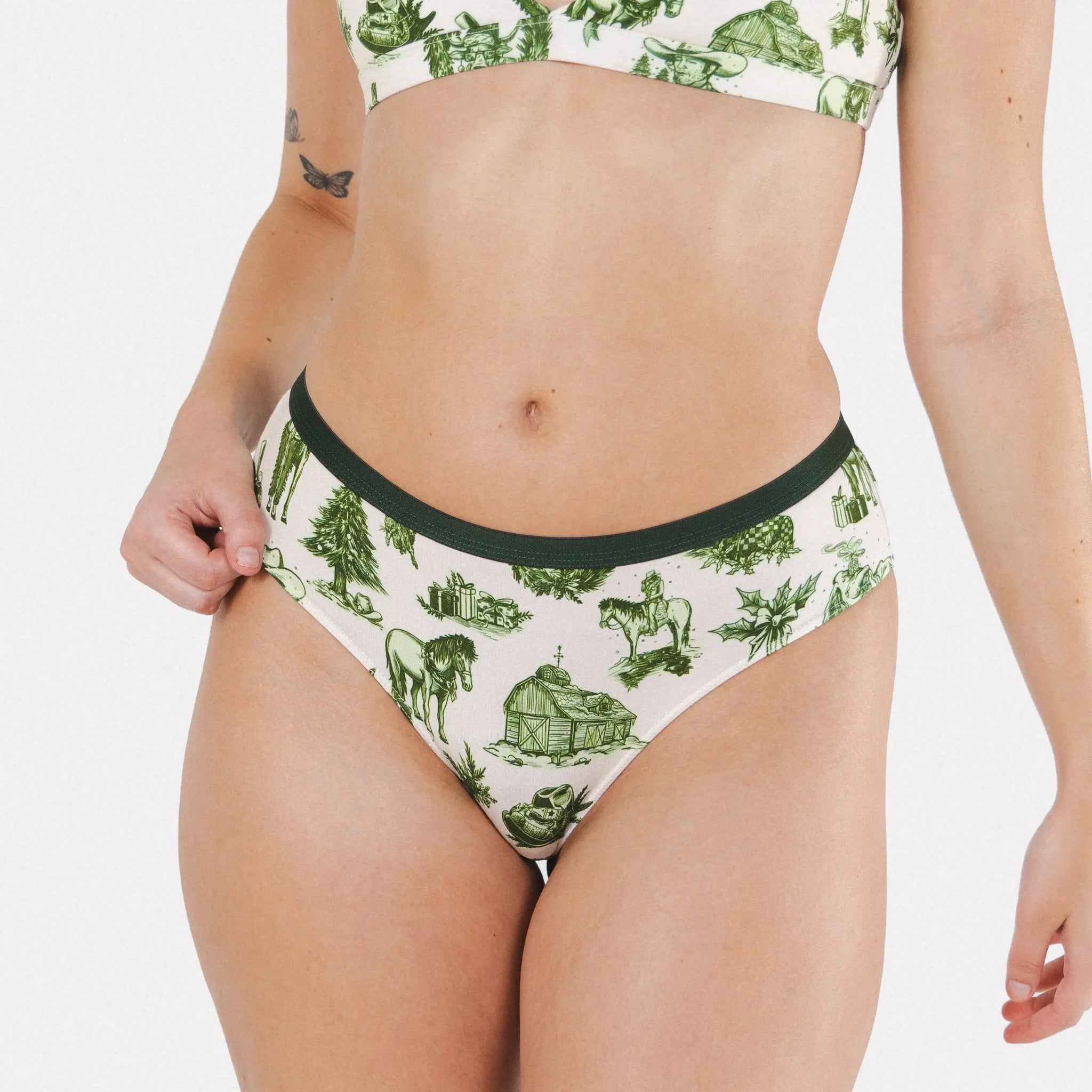 The Western Wonderland | Western Toile Cheeky Underwear - Shinesty - Flyclothing LLC