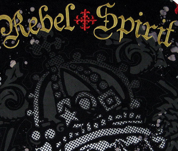 Rebel Spirit Chivalry T-Shirt (back close up)