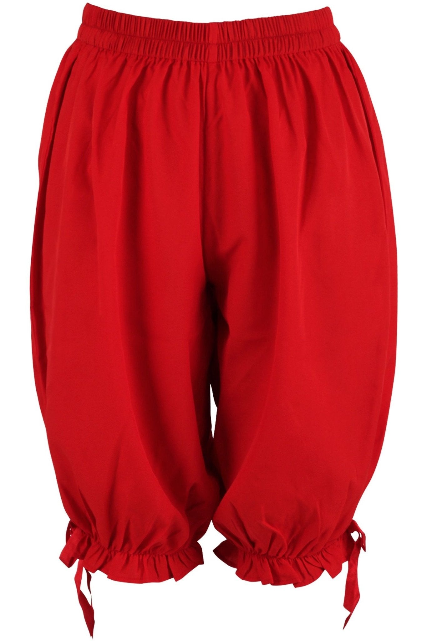 Daisy Corsets Red Crepe Long Bloomers - Daisy Corsets