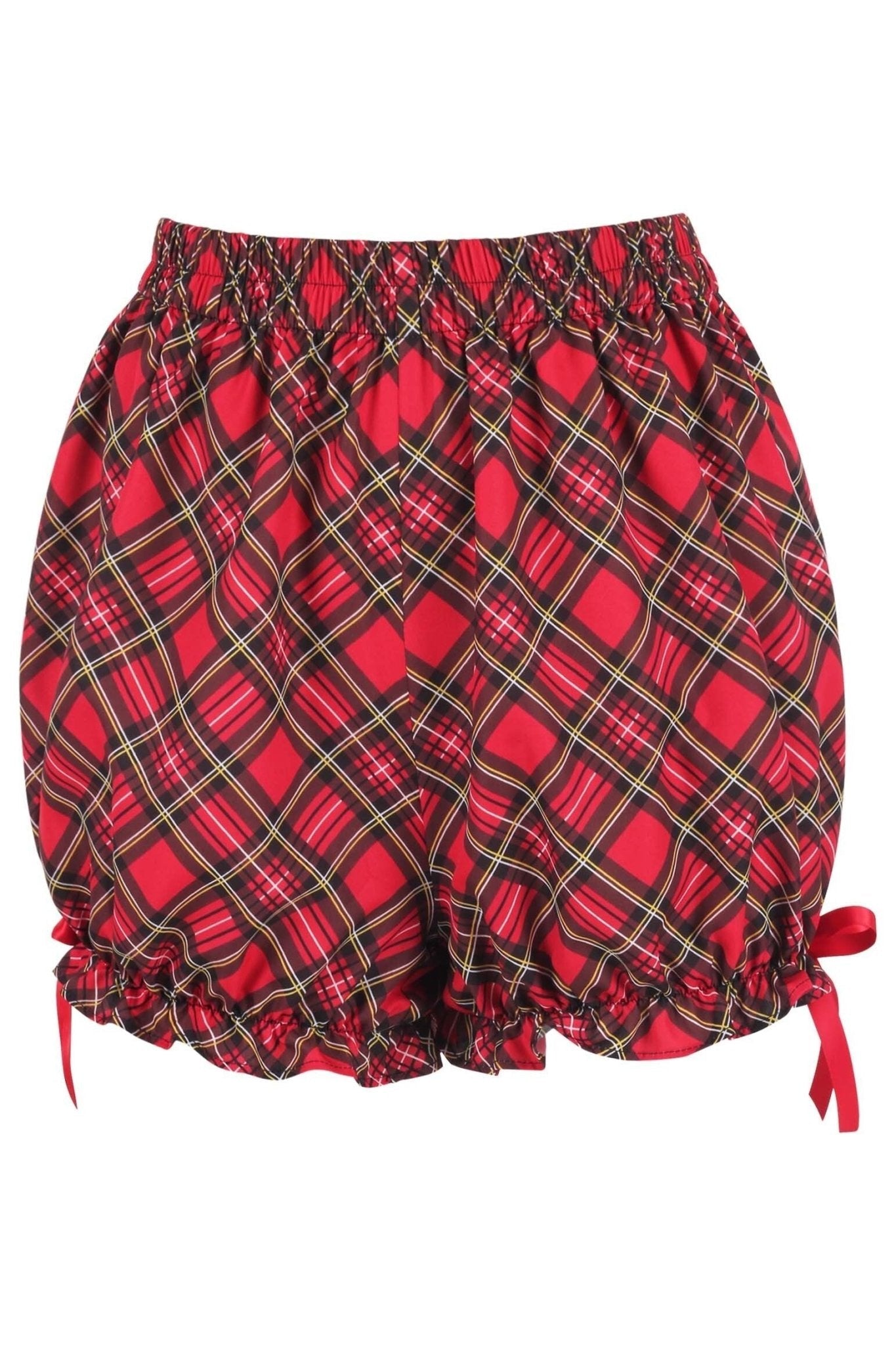 Daisy Corsets LIMITED EDITION Red Plaid Crepe Bloomers - Daisy Corsets