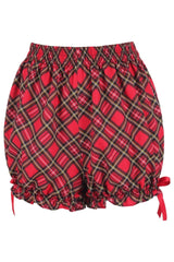 Daisy Corsets LIMITED EDITION Red Plaid Crepe Bloomers - Daisy Corsets