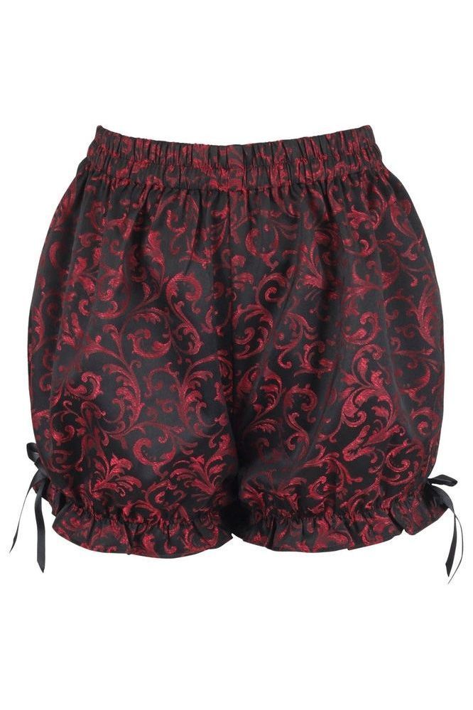 Daisy Corsets Red/Black Brocade Bloomers - Daisy Corsets