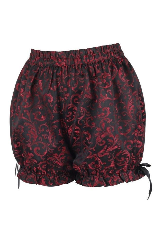 Daisy Corsets Red/Black Brocade Bloomers - Daisy Corsets