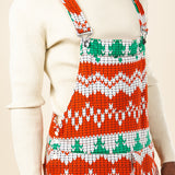The Red Ryder | Fair Isle Knit Print Pajamaralls®