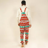 The Red Ryder | Fair Isle Knit Print Pajamaralls® - Shinesty - Flyclothing LLC