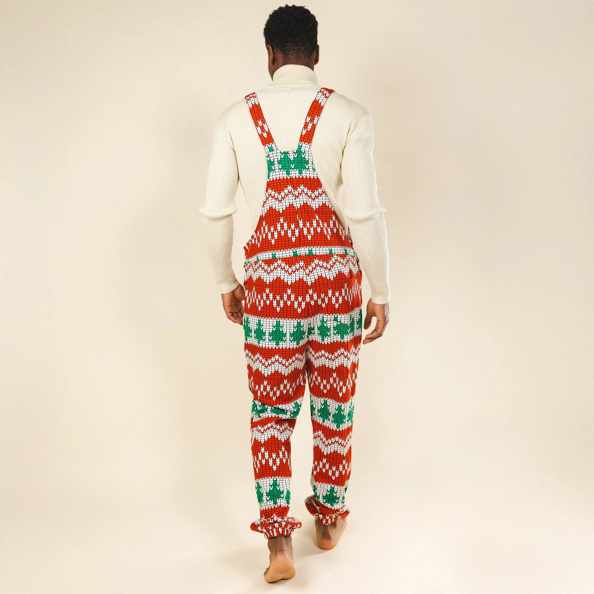 The Red Ryder | Fair Isle Knit Print Pajamaralls® - Shinesty - Flyclothing LLC