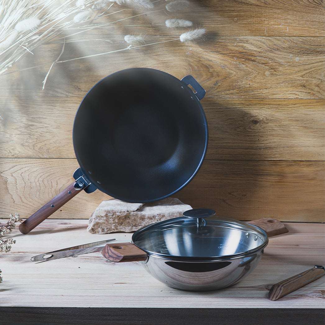 Non-Stick Wok - Casteline Collection - CRISTEL USA - Flyclothing LLC