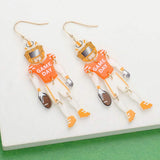 Resin GAME DAY Football Player Dangle Earrings - Madeline Love - Flyclothing LLC