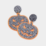 Resin Pumpkin Dangle Earrings - Madeline Love - Flyclothing LLC