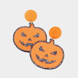 Resin Pumpkin Dangle Earrings - Madeline Love - Flyclothing LLC