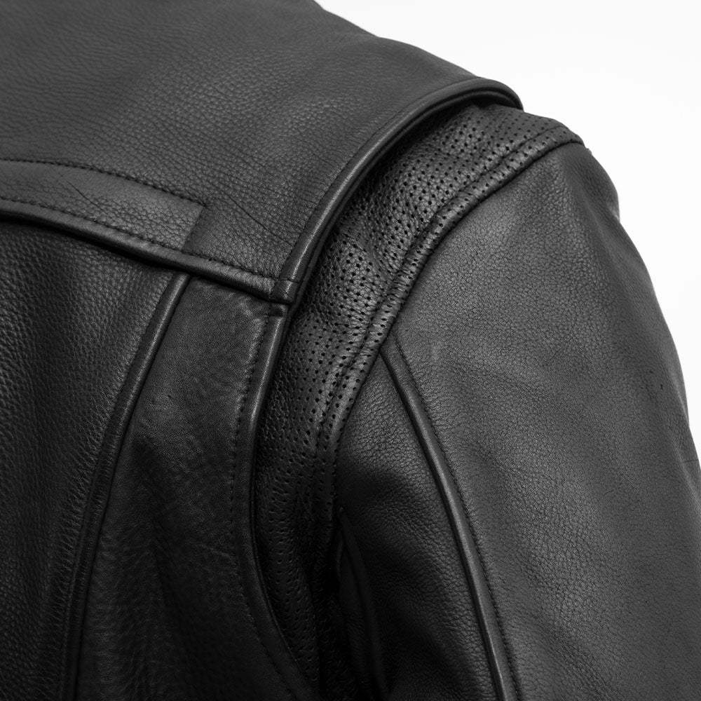 Revolt Men's Motorcycle Leather Jacket - First Manufacturing Company - Flyclothing LLC