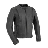Revolt Men's Motorcycle Leather Jacket - First Manufacturing Company - Flyclothing LLC