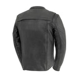 Revolt Men's Motorcycle Leather Jacket - First Manufacturing Company - Flyclothing LLC