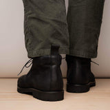46-602-BLK REZZA Suede Calfskin Chukka Boot Black - Zelli Italia - Flyclothing LLC