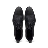 46-602-BLK REZZA Suede Calfskin Chukka Boot Black - Zelli Italia - Flyclothing LLC