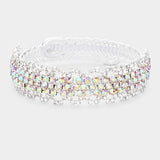Rhinestone Crystal Pave Evening Bracelet - Madeline Love - Flyclothing LLC