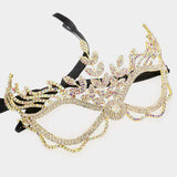 Rhinestone Pave Masquerade Mask - Madeline Love - Flyclothing LLC