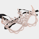 Rhinestone Pave Masquerade Mask - Madeline Love - Flyclothing LLC