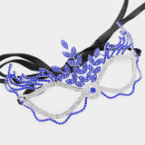 Rhinestone Pave Masquerade Mask - Madeline Love - Flyclothing LLC