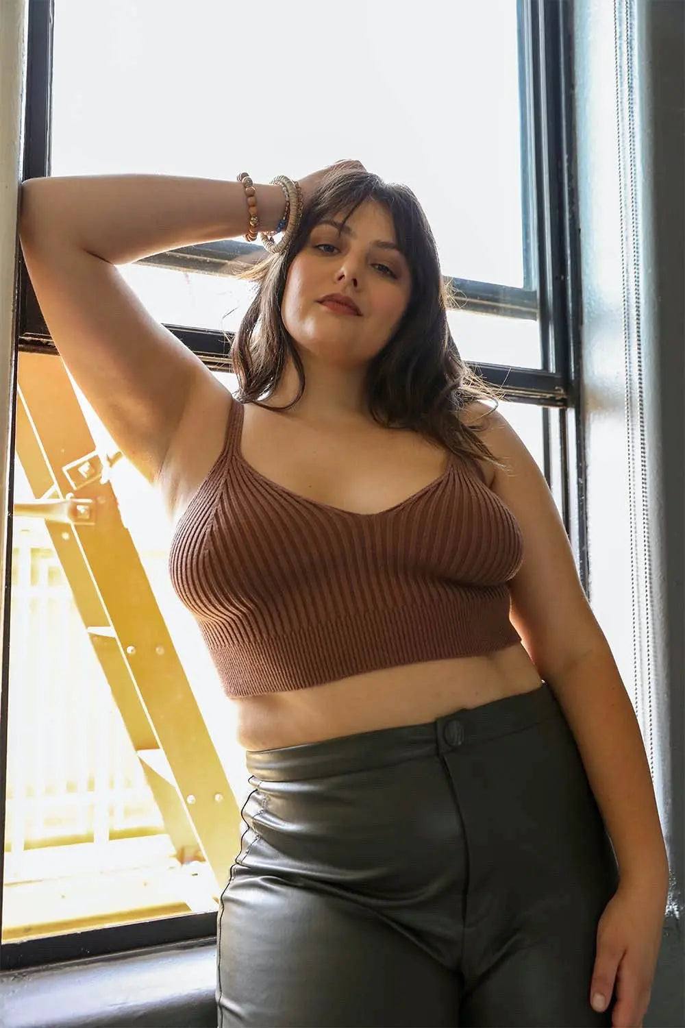 Rib Knit Lounge Brami - Boho Clothing and Accessories - Flyclothing LLC
