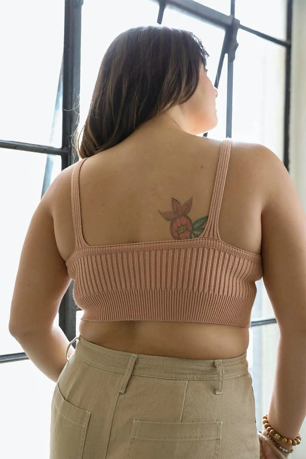 Rib Knit Lounge Brami - Boho Clothing and Accessories - Flyclothing LLC