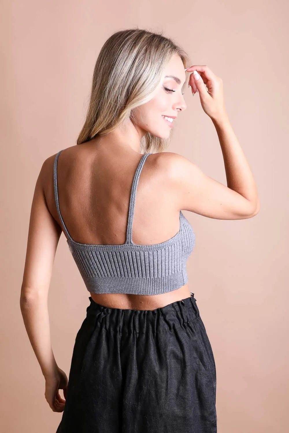 Rib Knit Lounge Brami - Boho Clothing and Accessories - Flyclothing LLC