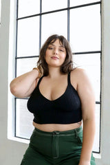 Rib Knit Lounge Brami - Boho Clothing and Accessories - Flyclothing LLC