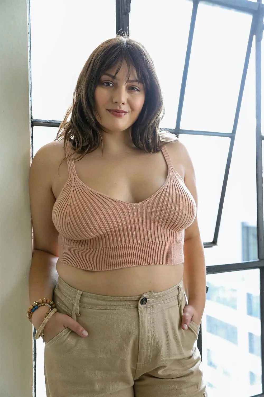 Rib Knit Lounge Brami - Boho Clothing and Accessories - Flyclothing LLC