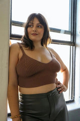 Rib Knit Lounge Brami - Boho Clothing and Accessories - Flyclothing LLC