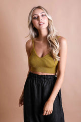 Rib Knit Lounge Brami - Boho Clothing and Accessories - Flyclothing LLC