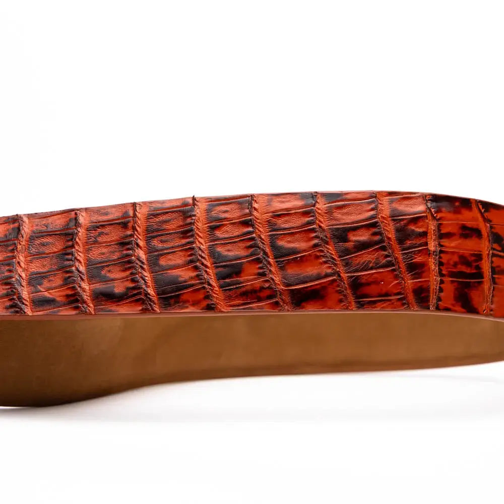 Riccardo Belt Rustic Cognac - Marco Di Milano - Flyclothing LLC