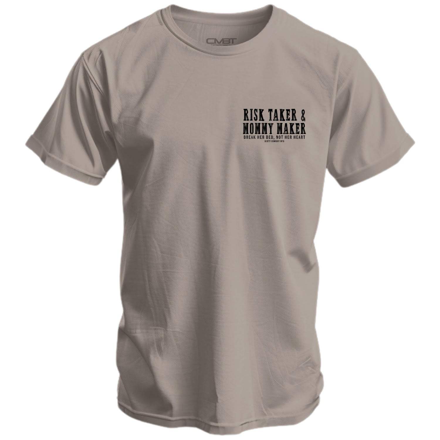 Risk Taker & Mommy Maker Men's T-Shirt - DIRTY COWBOY USA - Flyclothing LLC