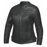 Rita - Women's Premium Leather Motorcycle Jacket - Unik Just for Bikers - Flyclothing LLC