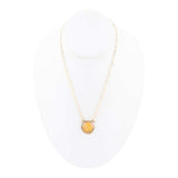 River Rocks Yellow Quartz and Golden Bronze Necklace - Barse Jewelry