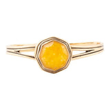 River Rocks Yellow Quartz and Golden Cuff Bracelet - Barse Jewelry - Flyclothing LLC
