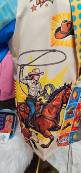 Baha Ranch The Comic Corral Cowgirl Western Rodeo Blazer