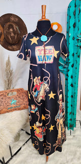 Baha Ranch Vintage Cowgirl Western Dress - Baha Ranch Western Wear - Flyclothing LLC