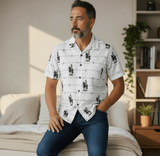 Baha Ranch Saddle Up Western Hawaiian Shirt Made in America - Baha Ranch Western Wear - Flyclothing LLC
