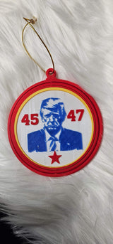 Ultimate Trump 3D Print Christmas Ornament Set Made in America - Baha Ranch Western Wear - Flyclothing LLC
