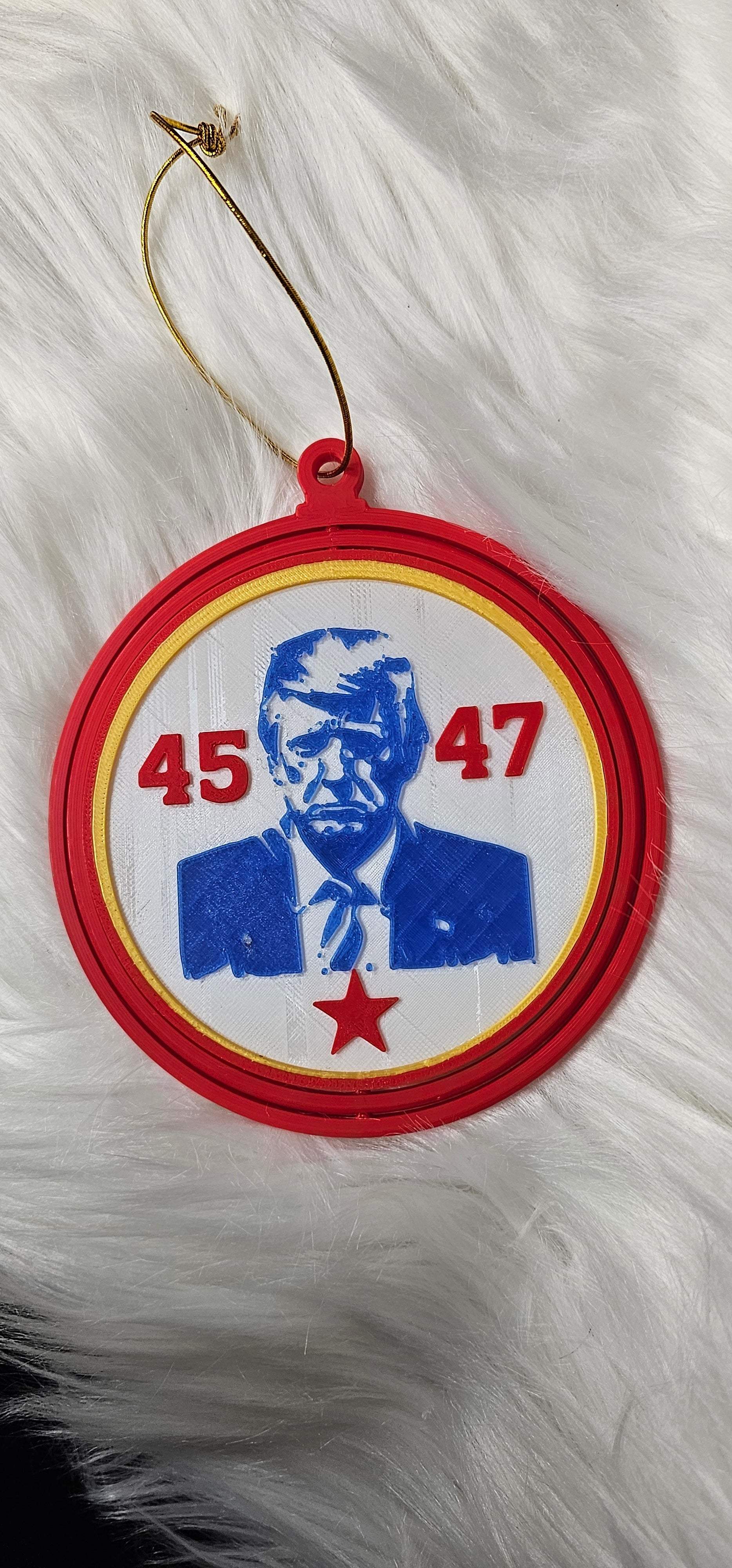 Ultimate Trump 3D Print Christmas Ornament Set Made in America - Baha Ranch Western Wear - Flyclothing LLC