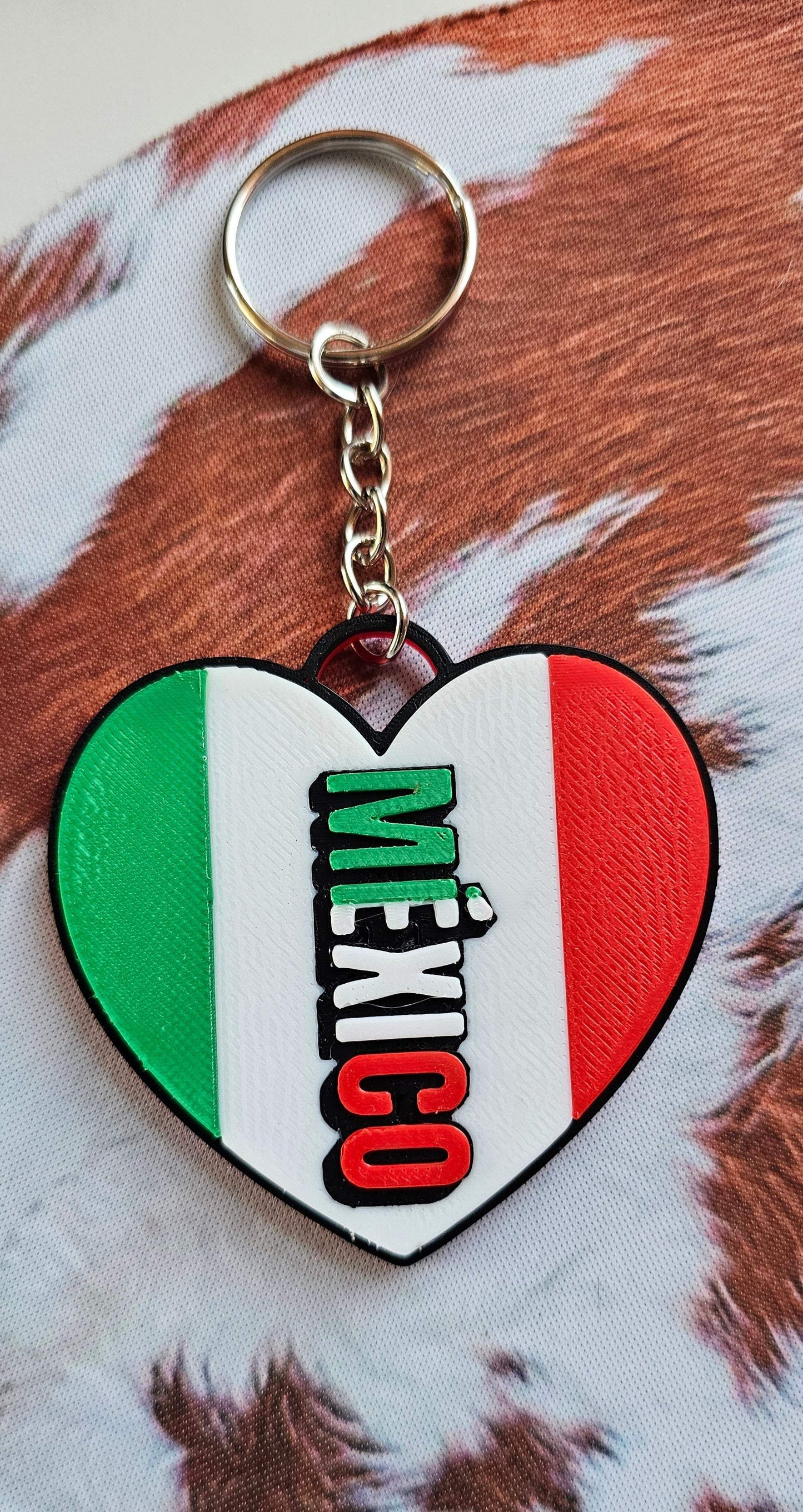 3D Print Mexico Theme Earrings Or Key Chain - Baha Ranch Western Wear - Flyclothing LLC