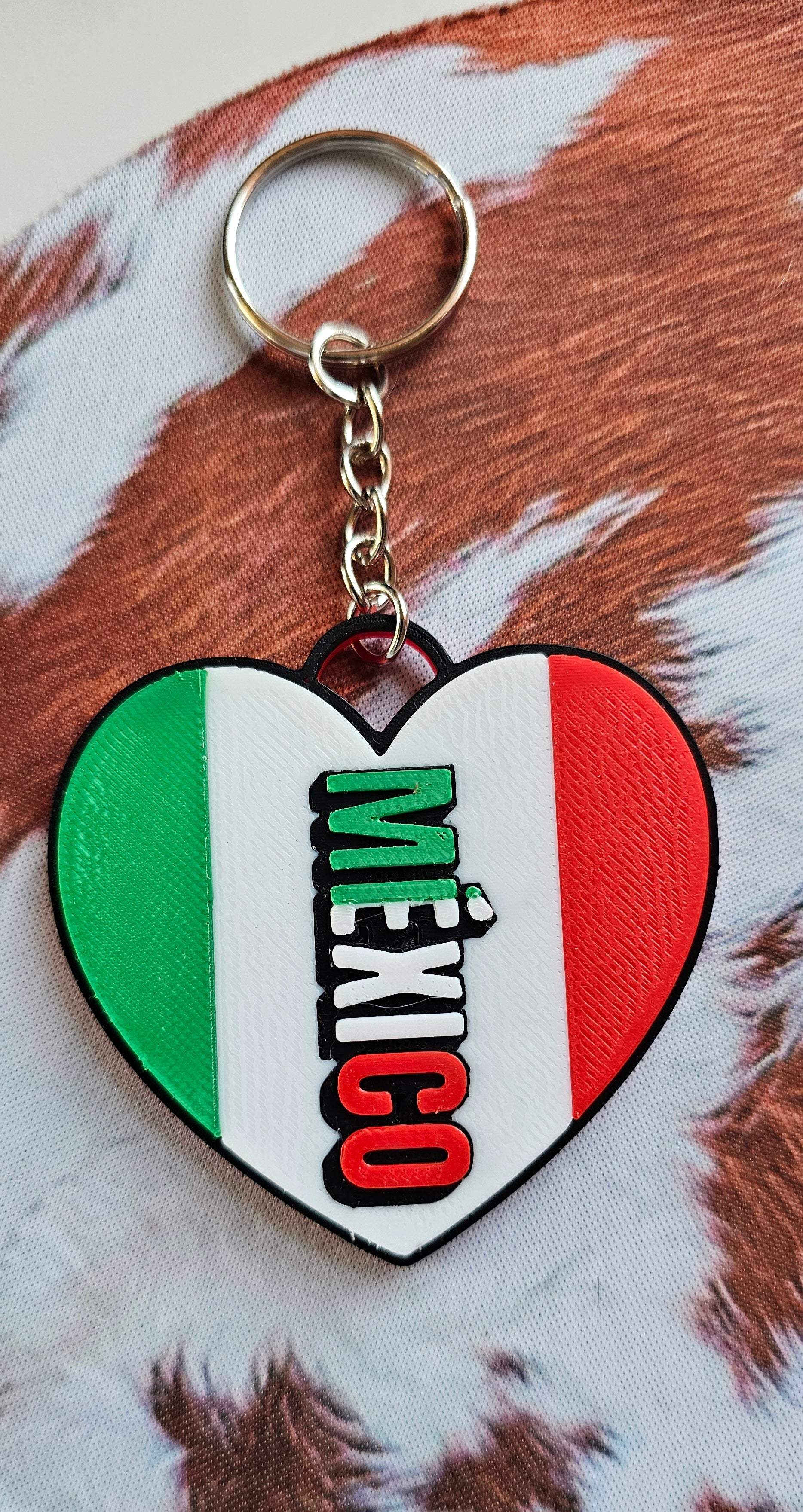 3D Print Mexico Theme Earrings Or Key Chain - Baha Ranch Western Wear - Flyclothing LLC